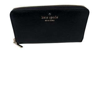 Kate Spade Black Saffiano Leather Wallet
